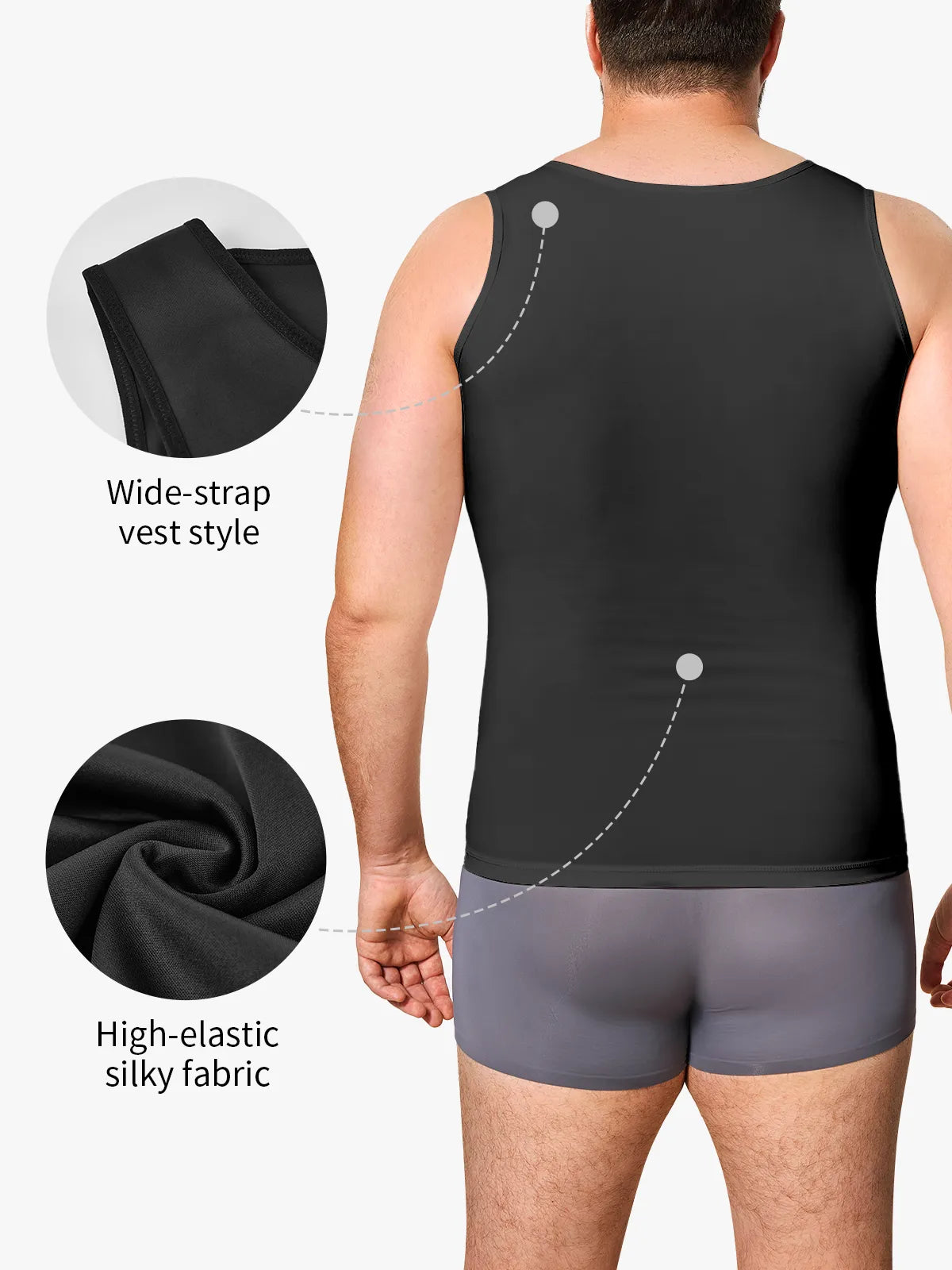 Men's Tummy Control Shapewear Tanktop
