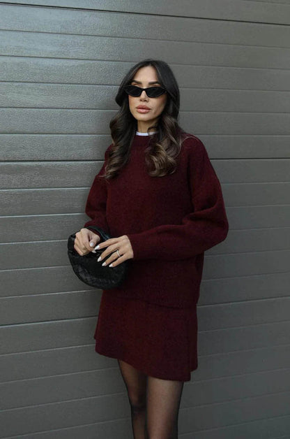 VIOLET KNIT SET
