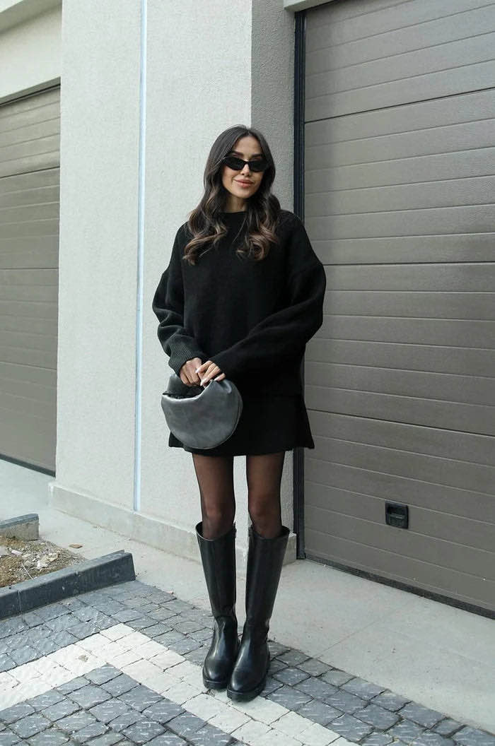 VIOLET KNIT SET