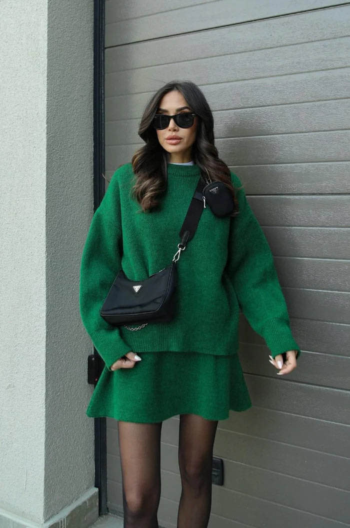 VIOLET KNIT SET