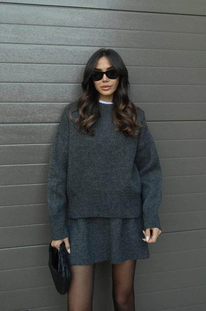 VIOLET KNIT SET