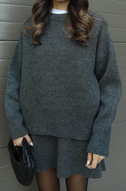 VIOLET KNIT SET